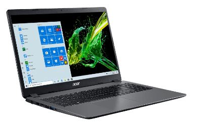 Visão frente Notebook A315-54-54B1