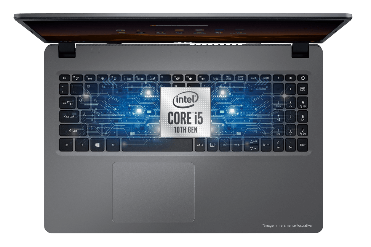 Notebook A315-54-53M1 e selo Intel® Core™ i3