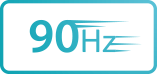 icone ilustrativo Tela de 90Hz