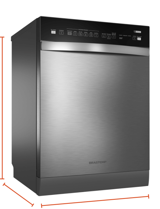 Lava-louças Brastemp - 14 Serviços Inox